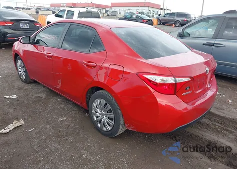 2015 Toyota Corolla Le from USA, damaged, VIN 2T1BURHE4FC461136